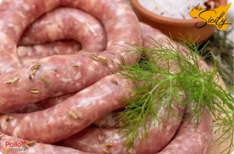 Salsiccia siciliana artigianale al finocchietto selvatico pronta per la griglia B